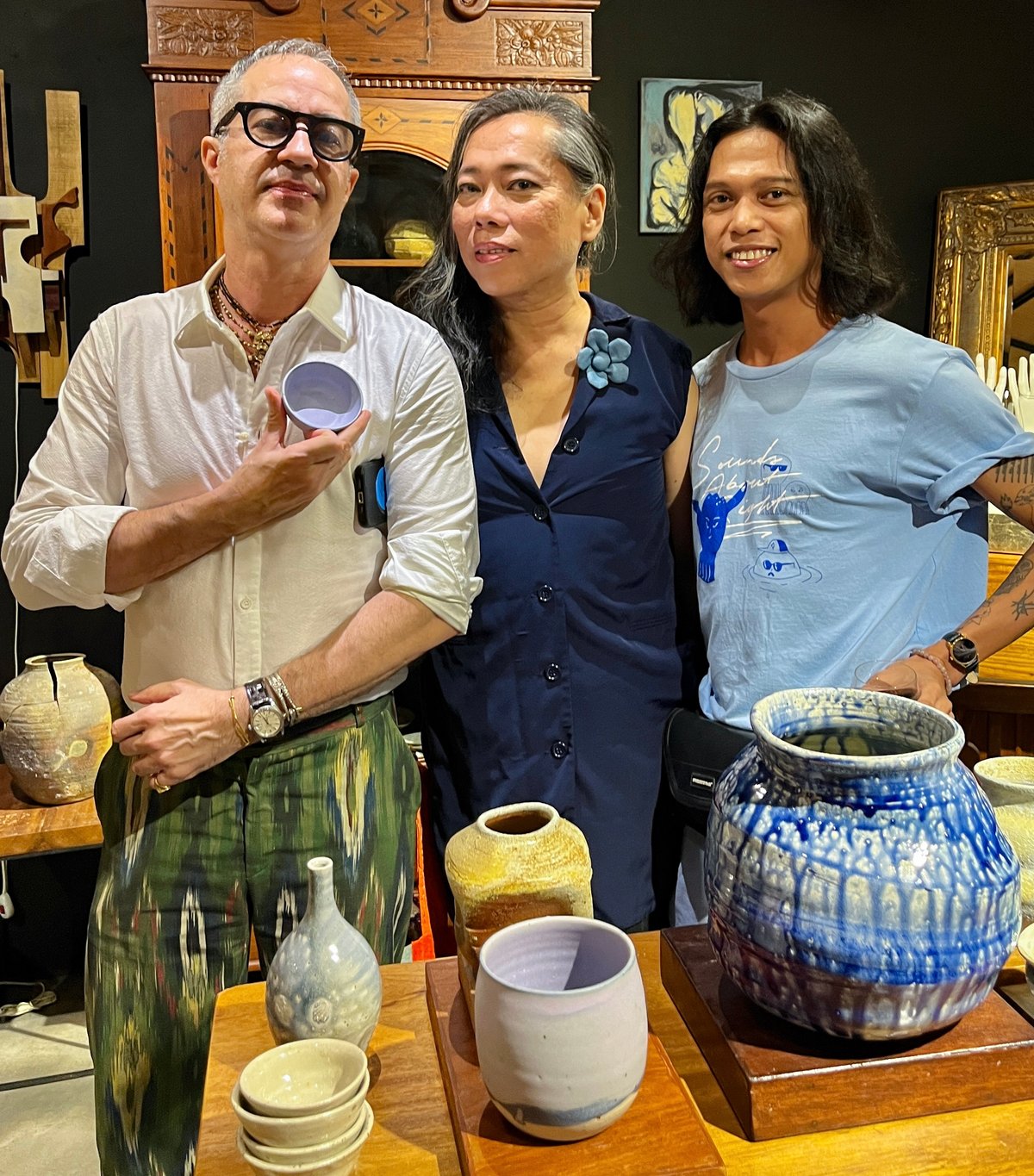 Mark Wilson, Moira Lang and Dex Fernandez.
